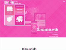 Tablet Screenshot of donpig.com